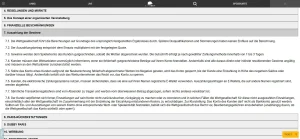 Zahlungsbereich von EliteBet mit Bankmethoden und Auswahl zur Kontobewegung
